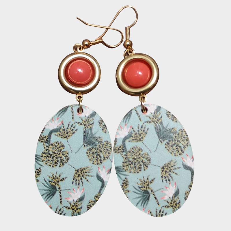 earring acrylic printing