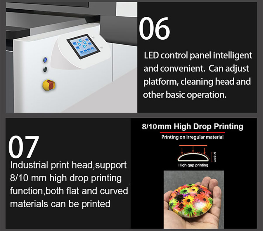 pencetakan celah tinggi printer uv