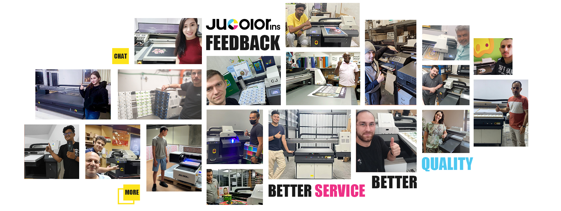 Jucolor injet printer
