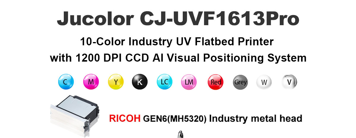 10color high quality uv printer