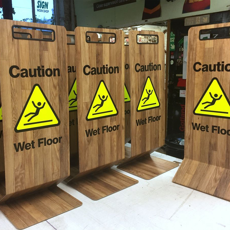 UV printing of large public signs