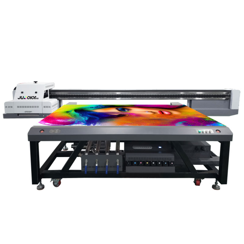 Новейший большой планшетный УФ-принтер 2513, цифровая печать на рекламной вывеске, деревянный УФ-принтер