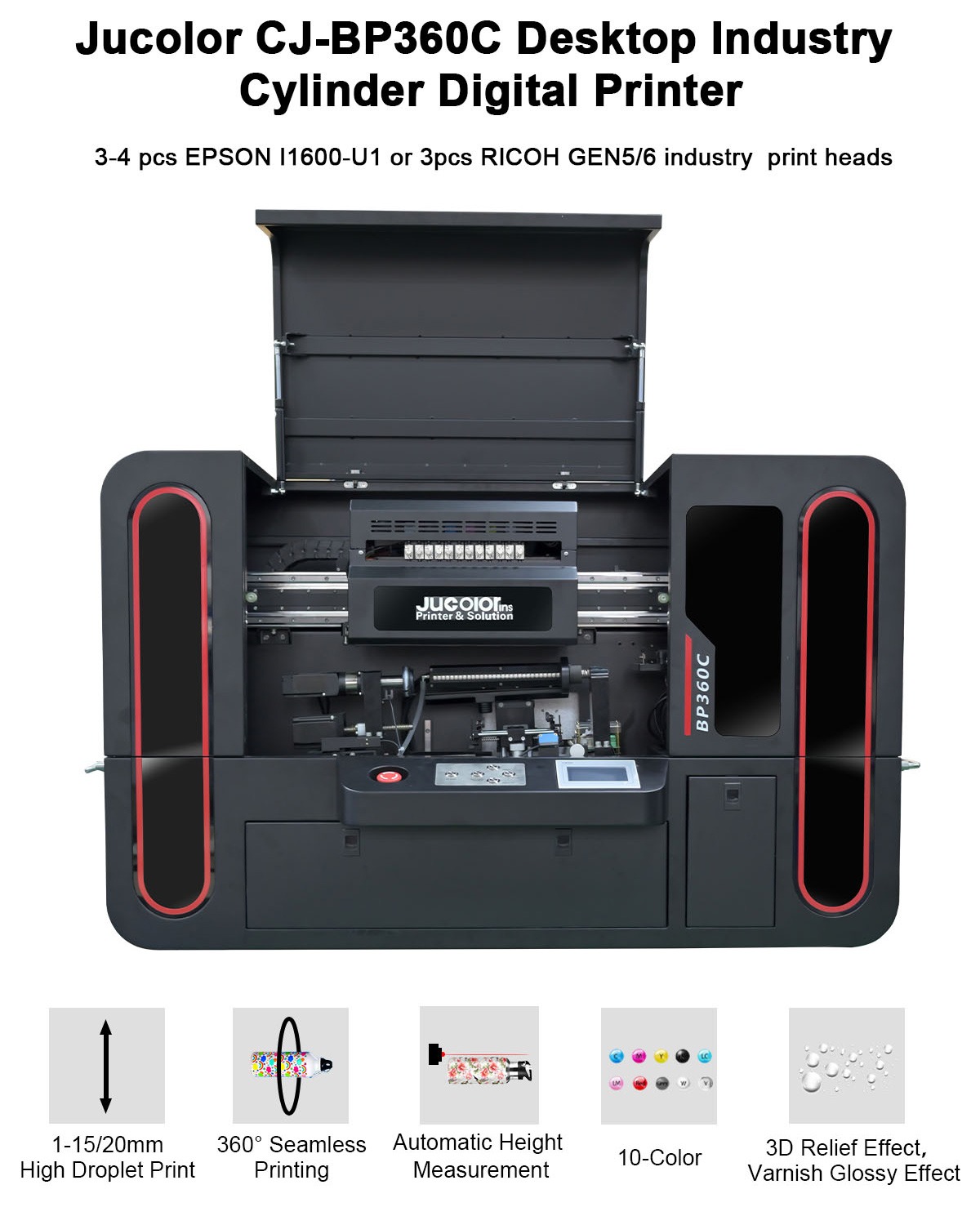 360 rotary bottle printer