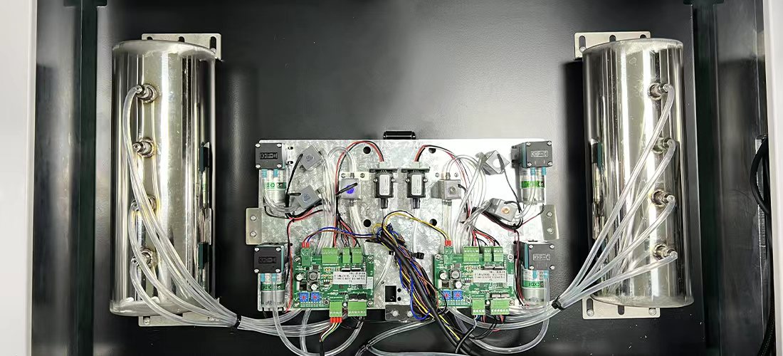 Dual-channel negative pressure ink supply system
