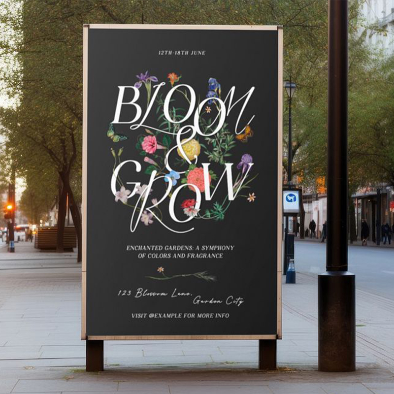 Large sign UV printing