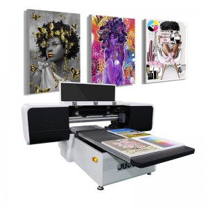 Printer UV industri 10 warna A1 Jucolor 6090Pro Pencetakan Berkualitas Tinggi Kaya & Cerah