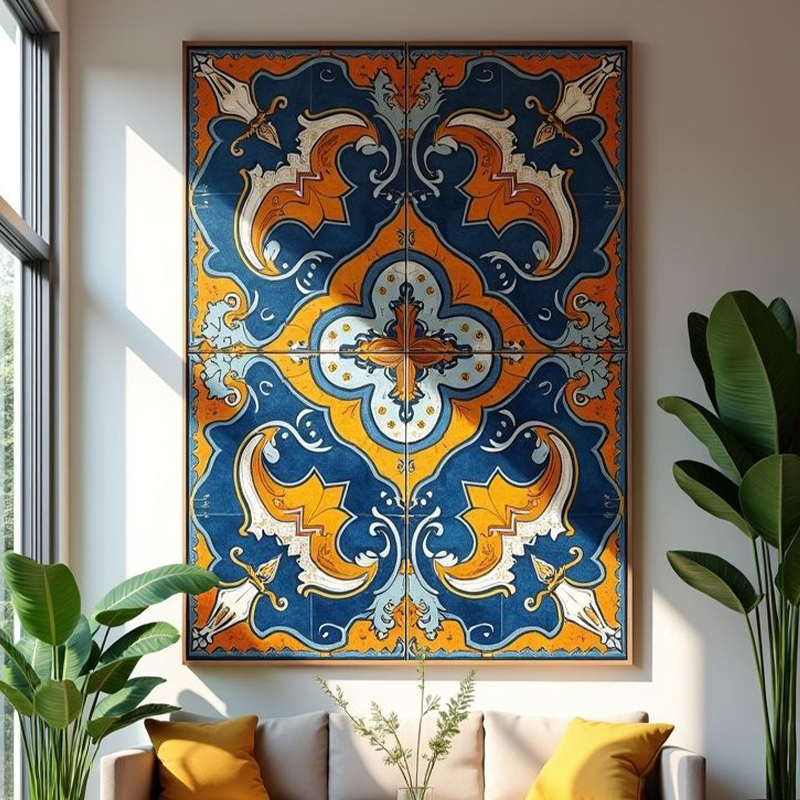 Large-scale mural UV printing