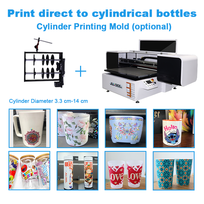 Jucolor CJ-UVF9060Pro 10-color A1 industry uv led flatbed printer with ...