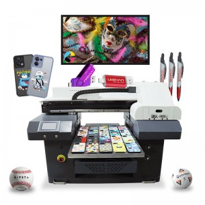 Desktop A2 UV Printer Trophy printer, Box printer, UV Printer for promotion gift with 3 Pcs  EP SON DX7, 3200-U1, DX10 Print Heads for Business uv Printing