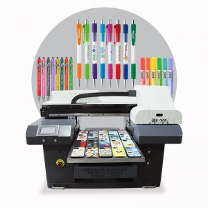 Desktop-A2-UV-Drucker, Trophäendrucker, Kartondrucker, UV-Drucker für Werbegeschenke mit 3 Druckköpfen EP SON DX7, 3200-U1, DX10 für geschäftlichen UV-Druck