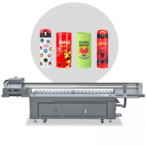 Printer Botol Inkjet UV Rotary 2510 2513 Flatbed Format Besar Profesional