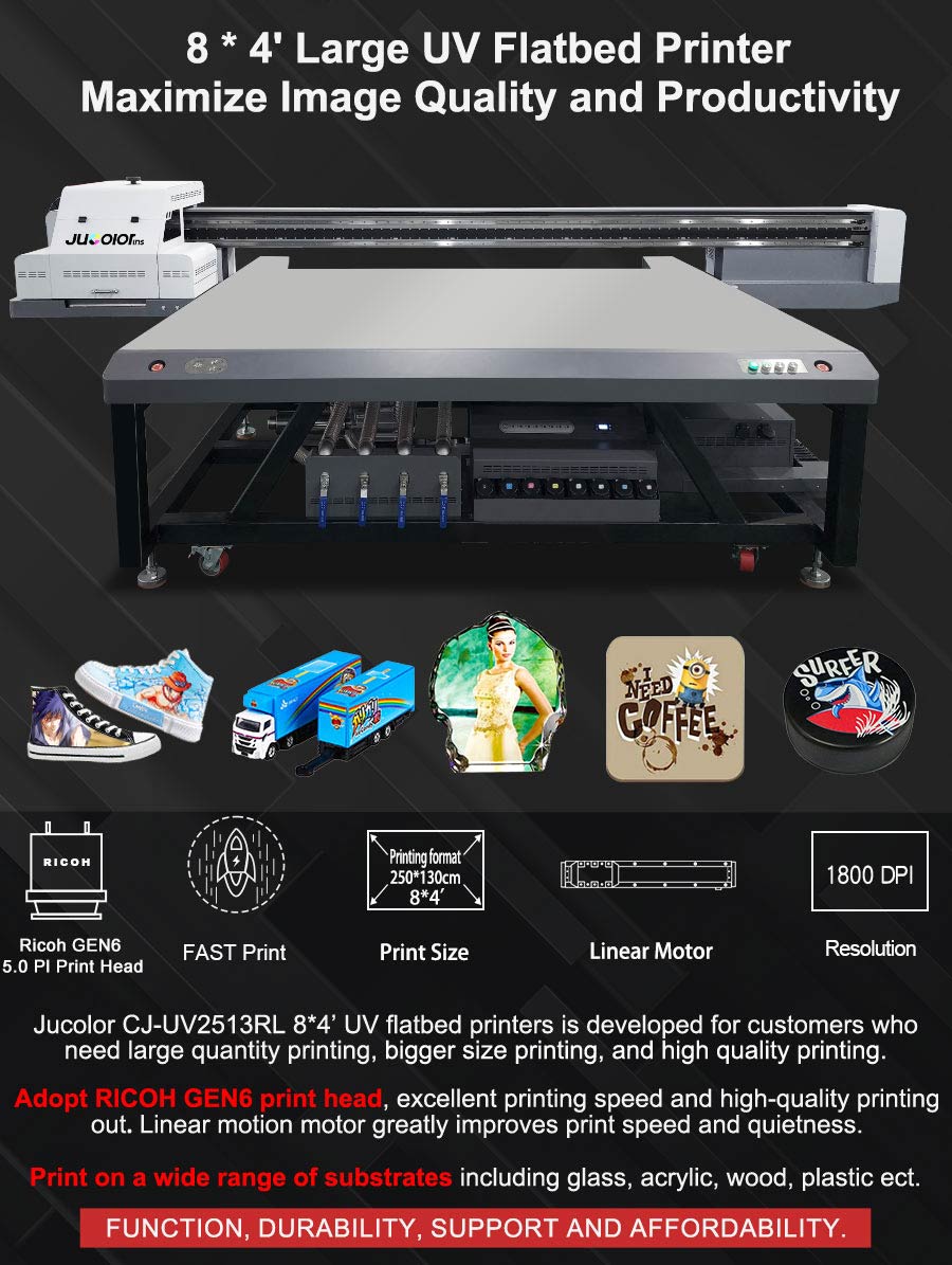 High quality uv flatbed printer