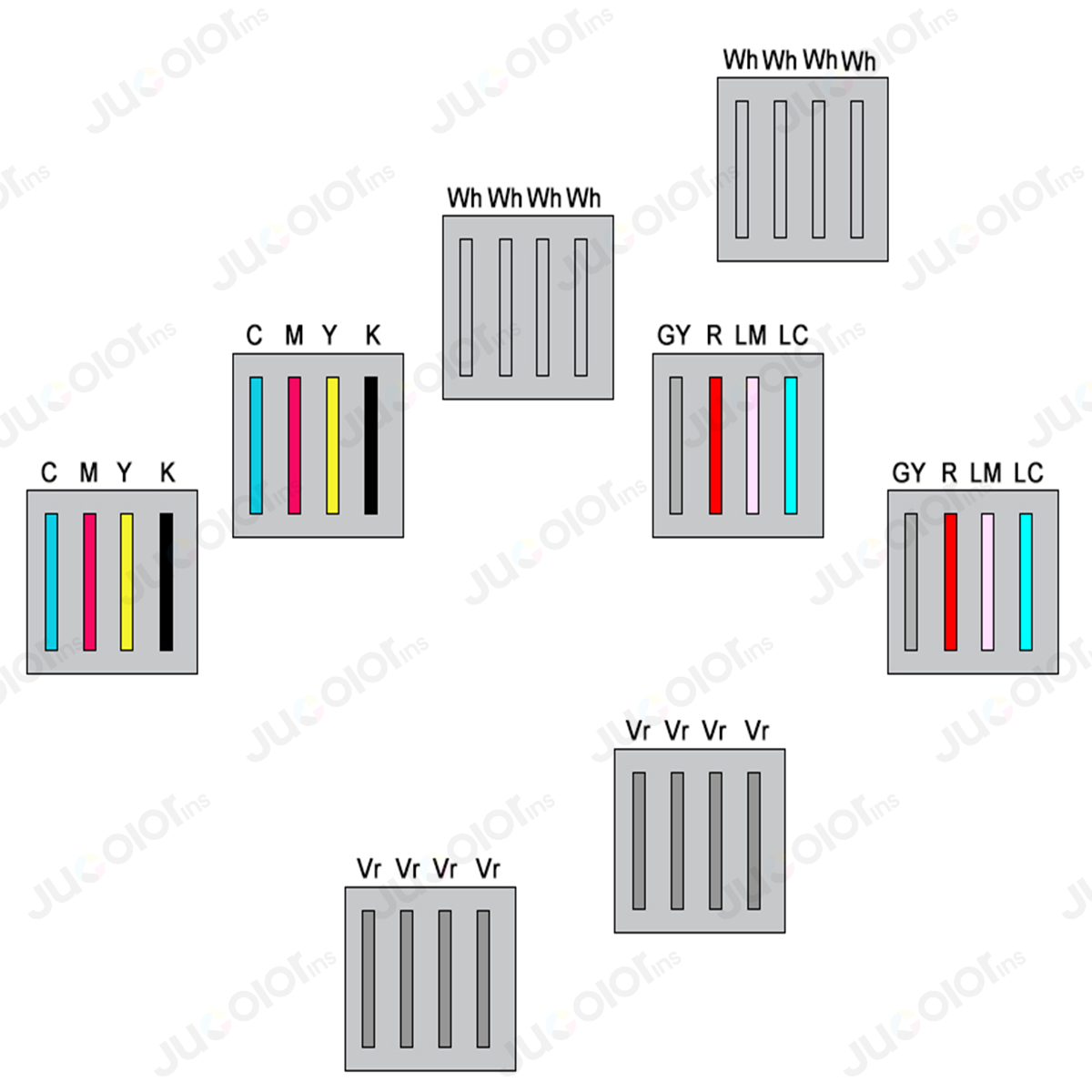 Jucolor 2513Pro-HD 8 heads,25600 nozzles