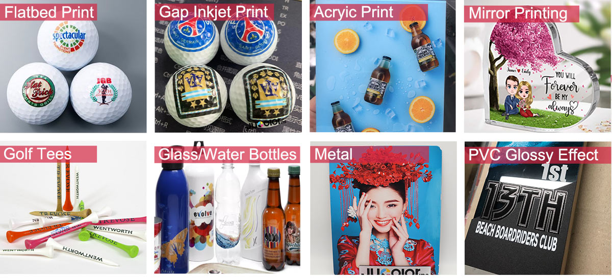 acrylic wood golfball uv printer