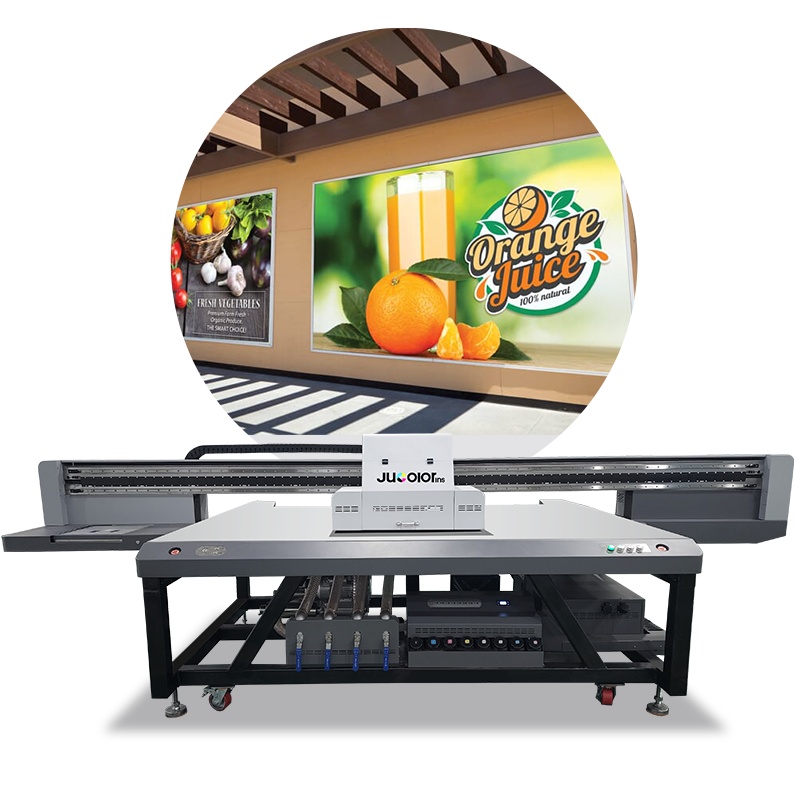 Newest Large 2513 UV Flatbed Printer Digital Printing on Advertising