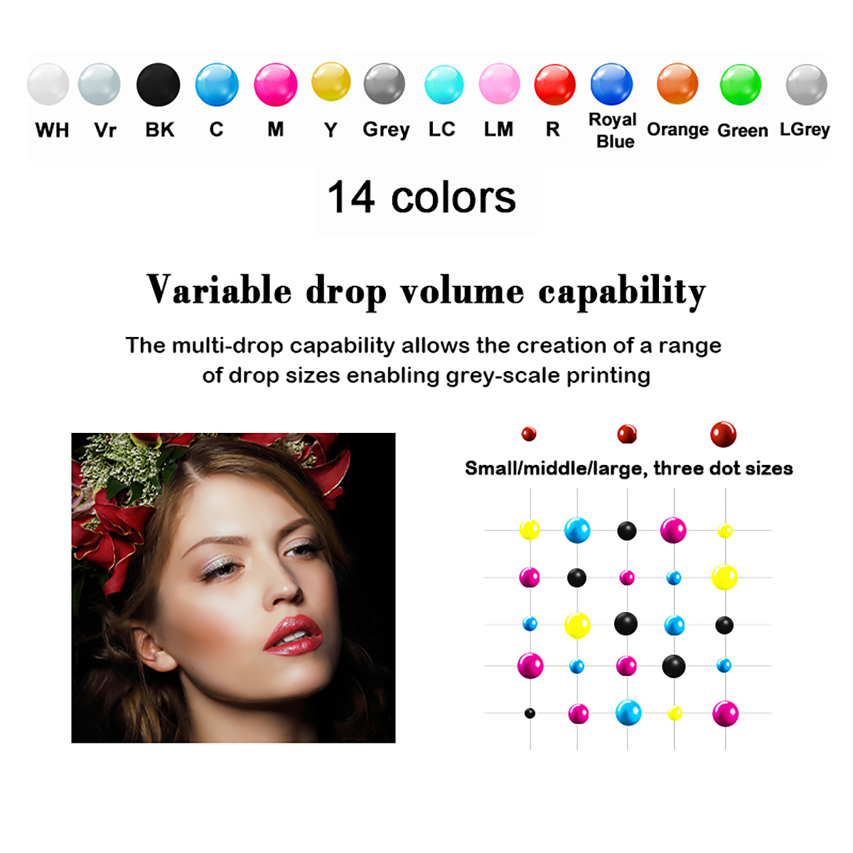 2513Pro-UltraHD 14-color UV large flatbed printer with variable droplet technology