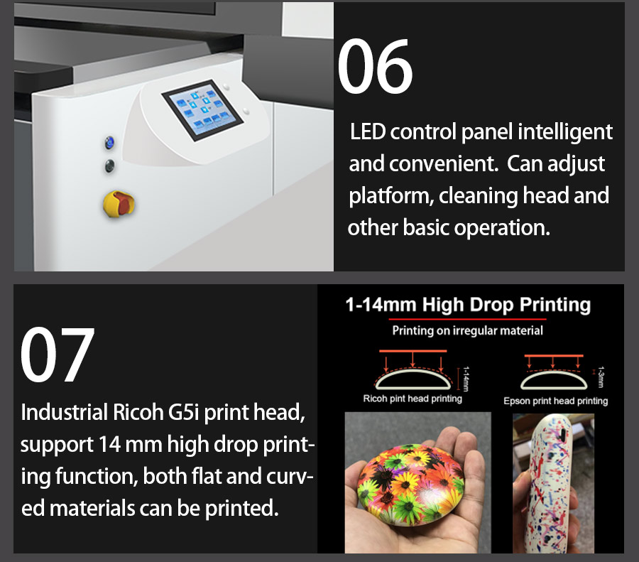 high drop printer