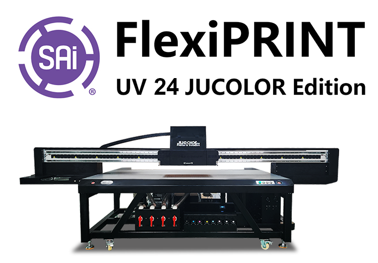 jucolor uv printer with SAI flexiprint rip software