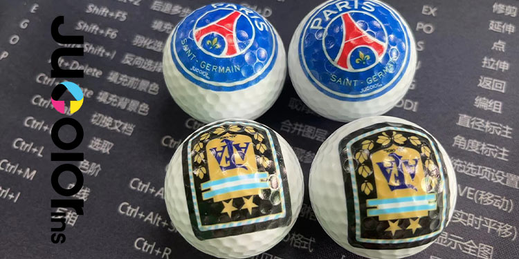 UV Printer on Golf Balls