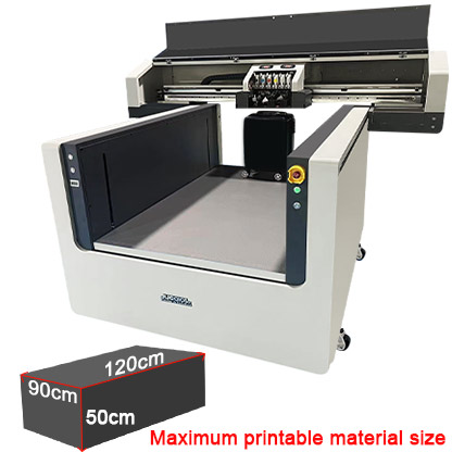 máquina uv da impressora do leito