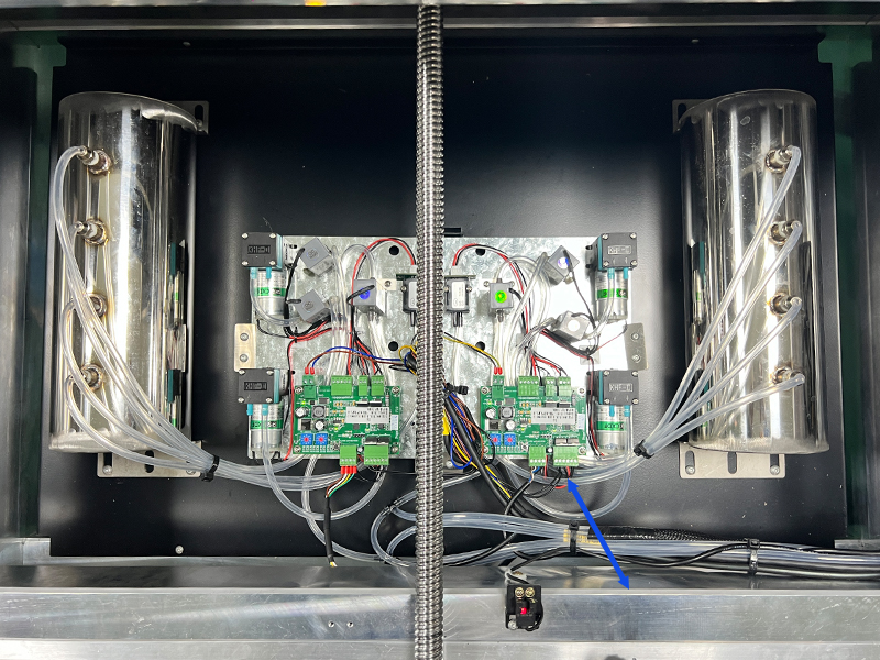 Dual-channel negative pressure ink supply system