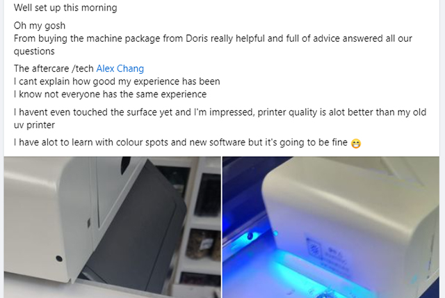 Personalized UV printing