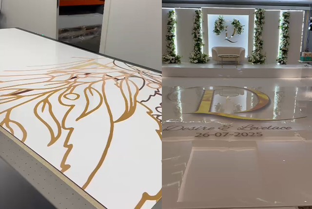 Wedding materials UV printing