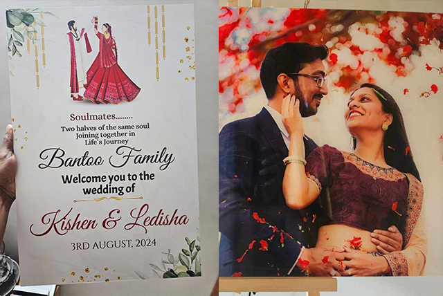 Wedding materials UV printing