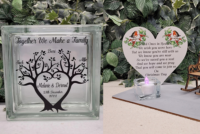 Wooden art prints using UV printing technology.