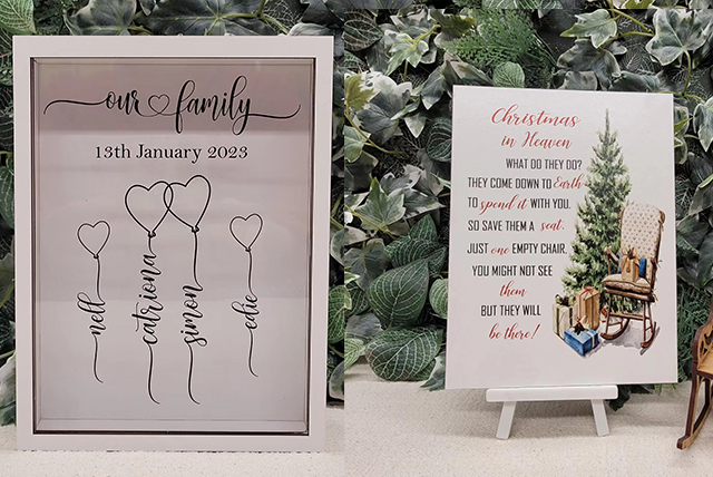 Wooden art prints using UV printing technology.