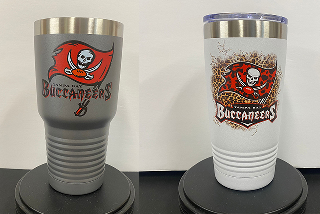 conical bottles UV printing